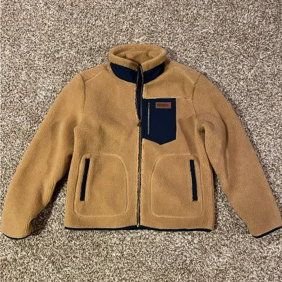 Pendleton Men's Winthrop Berber Fleece Jacket, Chamois, Medium 並行輸入品 Pendleton Winthrop Berber Fleece Jacket Storm Blue Men\u0027s Size XL